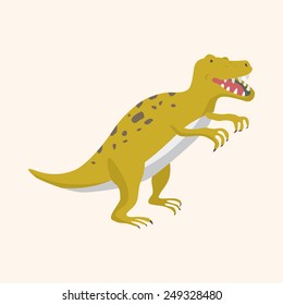 dinosaur cartoon theme elements vector,eps