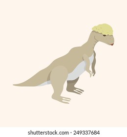 dinosaur cartoon theme elements vector,eps