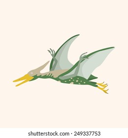 dinosaur cartoon theme elements vector,eps