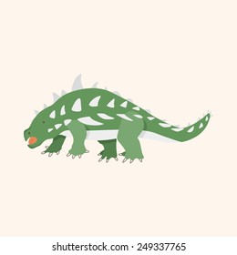 dinosaur cartoon theme elements vector,eps