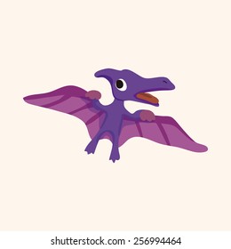 dinosaur cartoon theme elements vector,eps