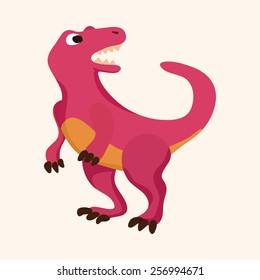 dinosaur cartoon theme elements vector,eps