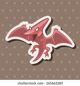 dinosaur cartoon theme elements vector,eps