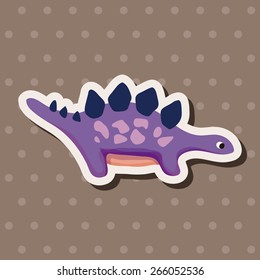 dinosaur cartoon theme elements vector,eps