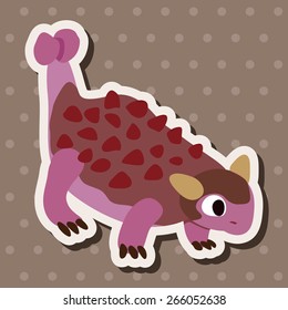 dinosaur cartoon theme elements vector,eps