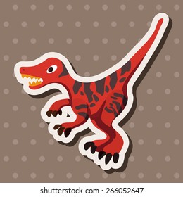 dinosaur cartoon theme elements vector,eps