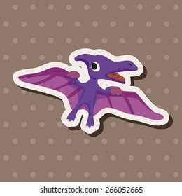 dinosaur cartoon theme elements vector,eps