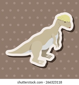 dinosaur cartoon theme elements vector,eps