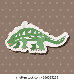 dinosaur cartoon theme elements vector,eps