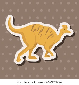 dinosaur cartoon theme elements vector,eps