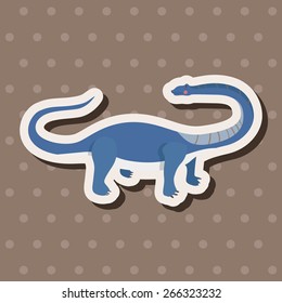 dinosaur cartoon theme elements vector,eps