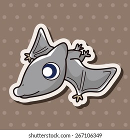 dinosaur cartoon theme elements vector,eps