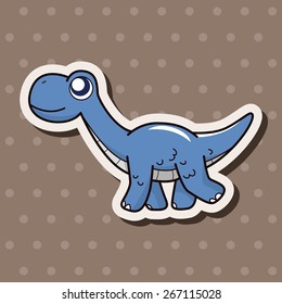 dinosaur cartoon theme elements vector,eps