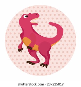 dinosaur cartoon theme elements vector,eps
