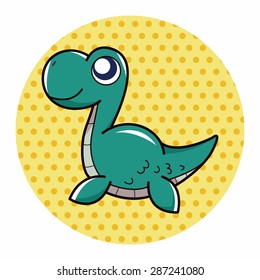 dinosaur cartoon theme elements vector,eps