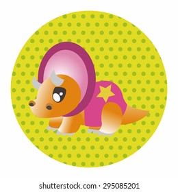 dinosaur cartoon theme elements vector,eps