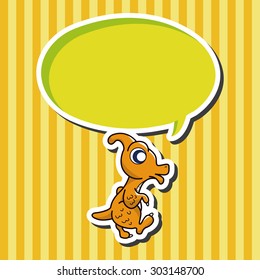 dinosaur cartoon theme elements vector,eps