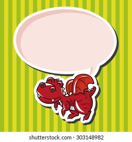 dinosaur cartoon theme elements vector,eps