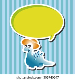 dinosaur cartoon theme elements vector,eps