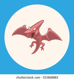 dinosaur cartoon theme elements vector,eps