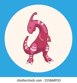 dinosaur cartoon theme elements vector,eps