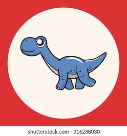 dinosaur cartoon theme elements vector,eps