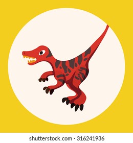 dinosaur cartoon theme elements vector,eps