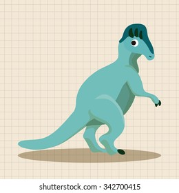 dinosaur cartoon theme elements vector,eps