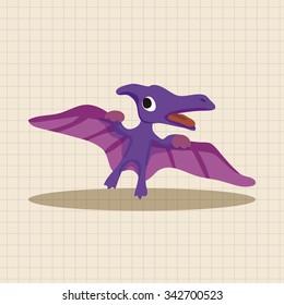 dinosaur cartoon theme elements vector,eps