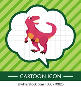 dinosaur cartoon theme elements vector,eps