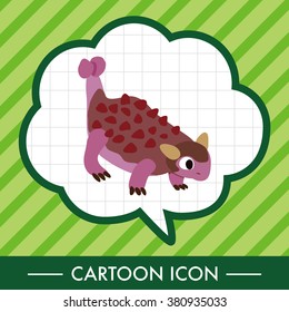 dinosaur cartoon theme elements vector,eps
