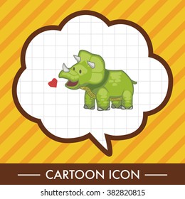 dinosaur cartoon theme elements vector,eps