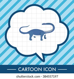 dinosaur cartoon theme elements vector,eps