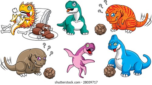 Dinosaur character set
