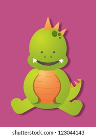 dinosaur character vector/illustration