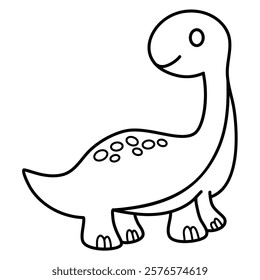 dinosaur for coloring page book illustration