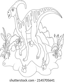 dinosaur coloring page dinosaur coloring book page line art for kids