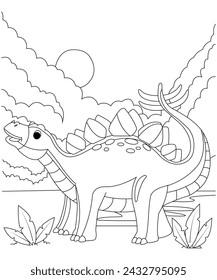 dinosaur coloring coloring page for kisd