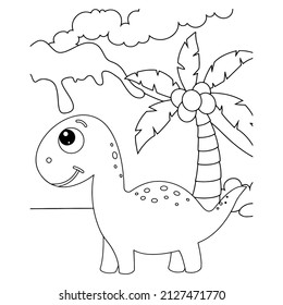 Dinosaur coloring pages for kids