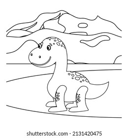 Dinosaur coloring pages for kids