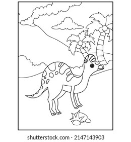 Dinosaur coloring pages for kids