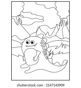 Dinosaur coloring pages for kids