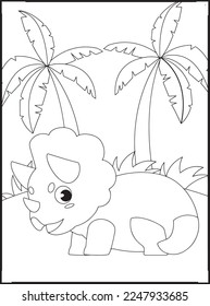 Dinosaur Coloring Pages for kids
