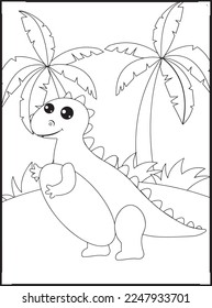 Dinosaur Coloring Pages for kids