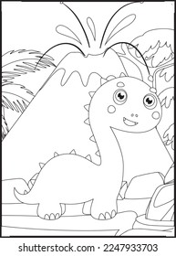 Dinosaur Coloring Pages for kids