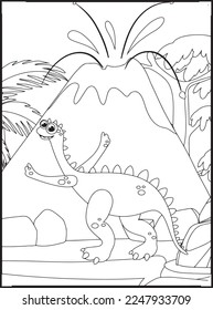 Dinosaur Coloring Pages for kids