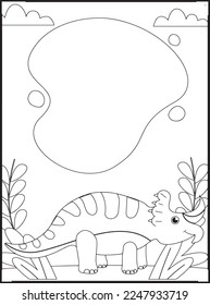 Dinosaur Coloring Pages for kids