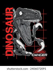 dinosaur danger reptile animal fun 