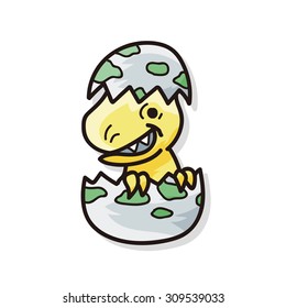dinosaur doodle