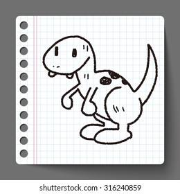 dinosaur doodle